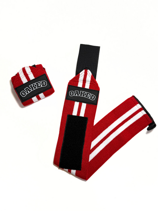 Wrist Wraps - Retro Red