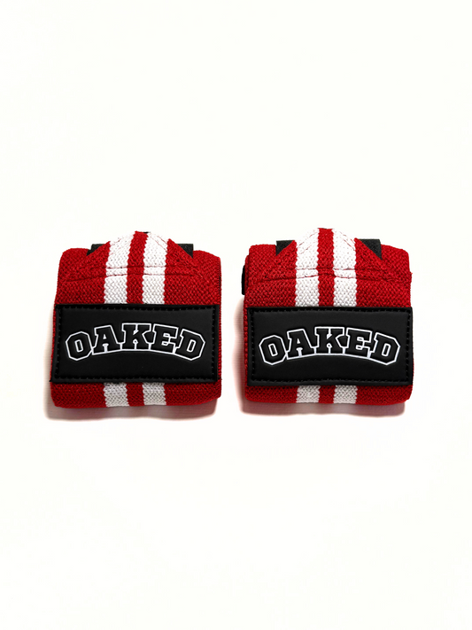 Wrist Wraps - Retro Red