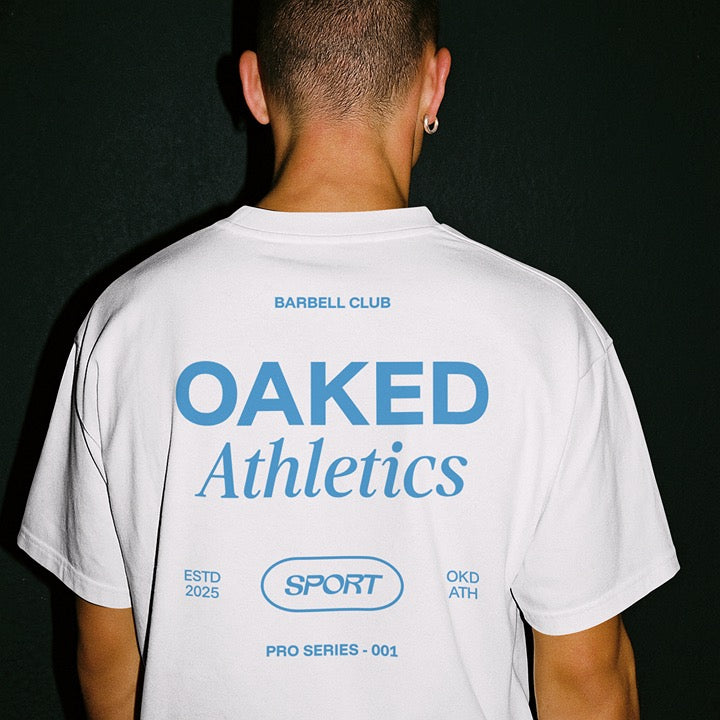 OAKED Classic Pump Cover - Carolina Blue/White