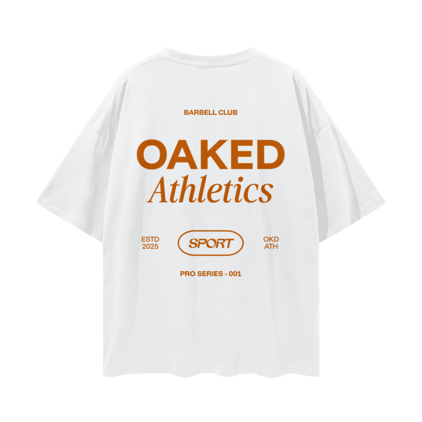 OAKED Classic Pump Cover - Burnt Orange/White