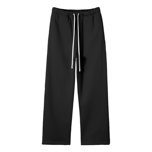 OAKED Essential Fleece Sweatpants - Black